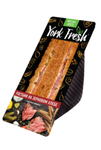 Сэндвич York Fresh с Ростбифом на зерновом хлебе